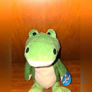 Fiesta Green Alligator Plush EUC